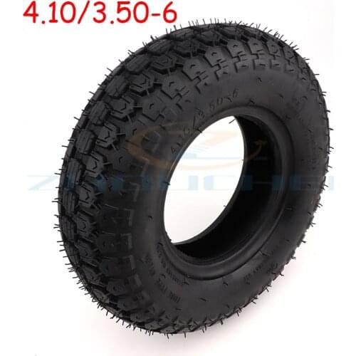 Thick and durable electric scooter tiger trolley special tire 4.10/3.50-6 tire lawn mower transportation