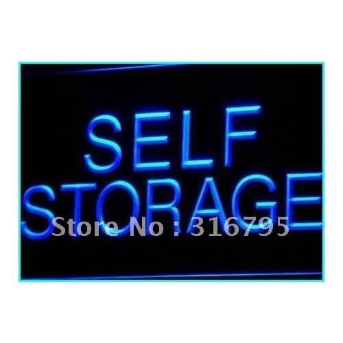 I414 Self Storage Rental Services NEW LED Neon Light Light Signs On/Off Switch 20+ Colors 5 Sizes