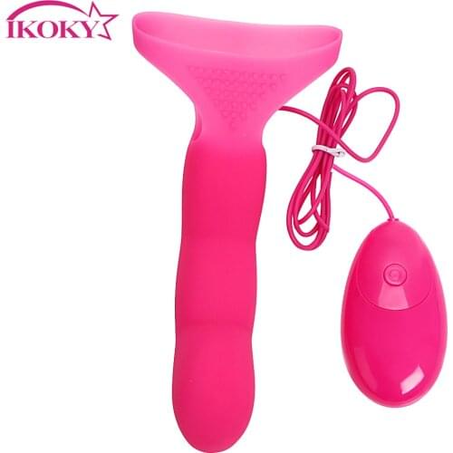 IKOKY Strap On Finger Vibrator Sex Toys for Women G-spot 7 Speed Clitoris Stimulator Female Masturbation Adults Products