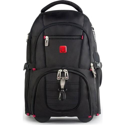 Multifunction Men Backpack Trolley Rolling Bagpack Anti-thief Luggage Business Travel Laptop Backpack Wheeled School Bag