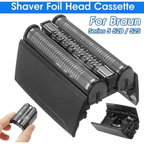 New Replacement Foil Cutter Shaver Head For Braun 52B 52S Series 5 5070 5090 Good Performance Replacement Foil Head