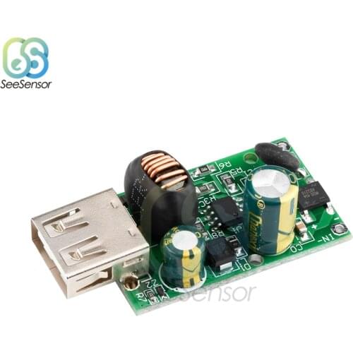 Buck Converter Stabilizer DC-DC Step Down Module 12V 24V 48V 72V 80V to 5V 2A USB Isolated Power Supply Module for Car Power