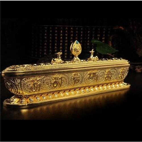Tibetan Tibet Buddhist Buddha Alloy OM 8 Symbols incense powder Burner Holder