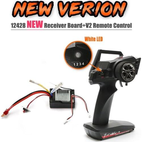 Wltoys 12428 12423 1/12 RC Car Spare Parts Receiver 0056 and V2 Remote control 12428-0343
