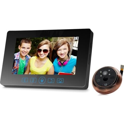 XINSILU New Arrival Home Security Product 4.3" TFT Screen Wireless Digital Peephole Viewer with Motion Detection Function