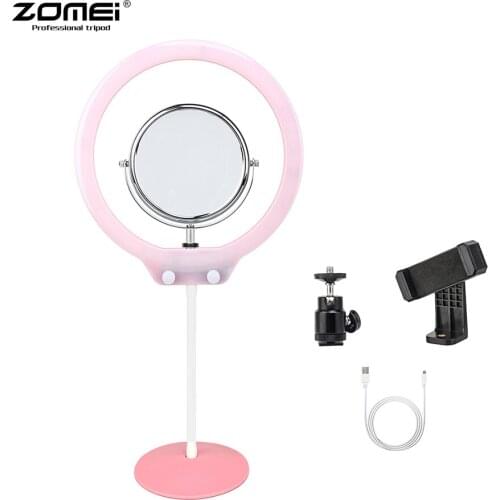 ZOMEI ZM128 Portable Camera Photo Studio Phone Video 128 LED Ring Light 3200K-5600K for iPhone X/8/7 Plus for Canon Nikon Sony