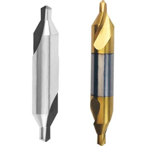 1/5/10pcs Younio HSS Center Drill Bit Combined Center Drills 60 Degree Countersinks Angle Bit Metal Drill Bit HSS-TIN