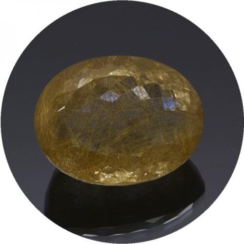 20,81 ct. Rutile Quartz Oval Cut