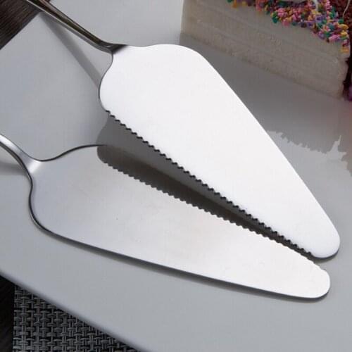 3Type Stainless Steel Serrated Edge Cake Server Blade Cutter Pie Pizza Server Cake Cutter Shovel Kitchen Baking Pastry Spatulas