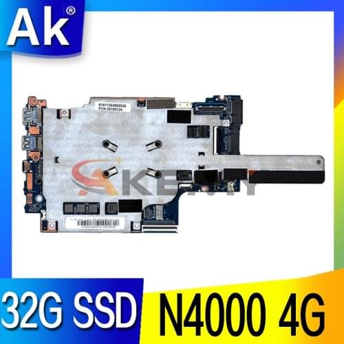 5B20Q81373 For Lenovo ideapad Yoga 330-11IGM Flex 6-11IGM Laptop motherboard Onboard N4000U CPU 4G RAM 32G hard disk