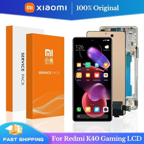 6.67'' Original for Xiaomi Redmi K40 Gaming LCD Display touch panel screen digitizer Assembly for redmi k40 Game Edition Display