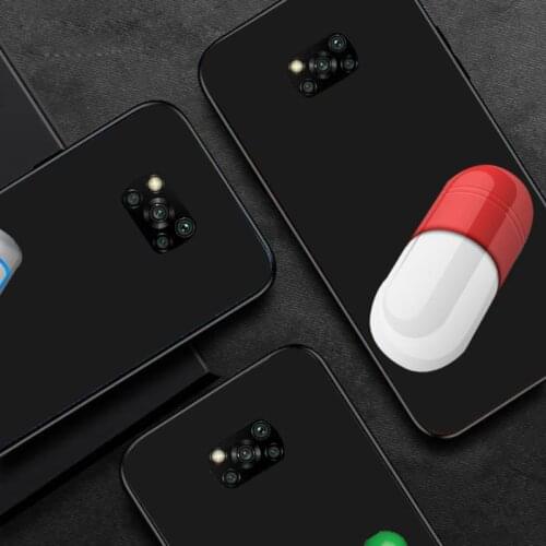 Medical drug Pill Capsule Phone Case For Huawei P40 P20 P30 Mate 40 20 10 Lite Pro Nova 5t P Smart 2019