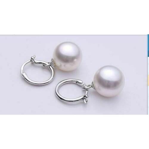ELEGANT AAA 10-11 MM South Sea Akoya White Pearl Earring