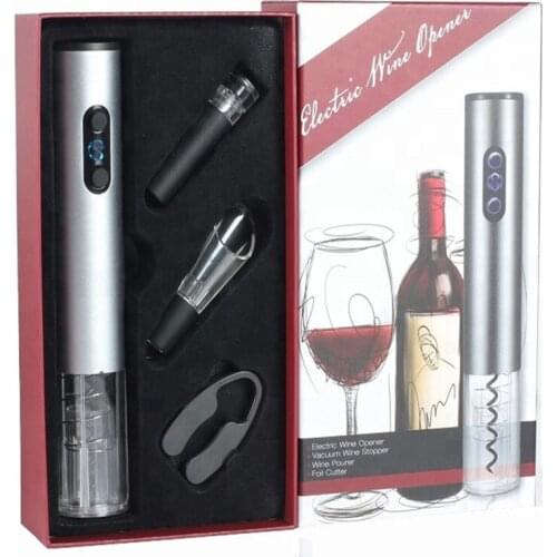 Electric Wine Opener Automatic Wine Opener Wine Corkscrew Gadget USB Rechargeable wine opener set Aluminum Alloy Wine Openers