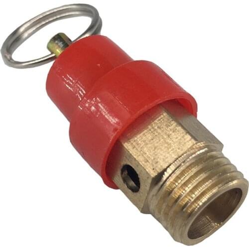 1/4" BSP Male Thread 10KG 1MPA 145PSI Safety Release Valve Pressure Relief Regulator For Air Compressor