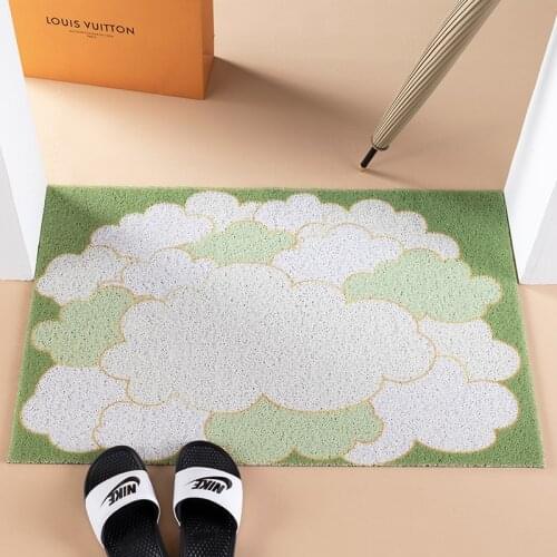 Freely Cutting Home Door Mat Carpet Living Room Mat Kitchen Mat Bath Mat Custom Mat Carpet Entrance Door Mat PVC Anti-slip Mat