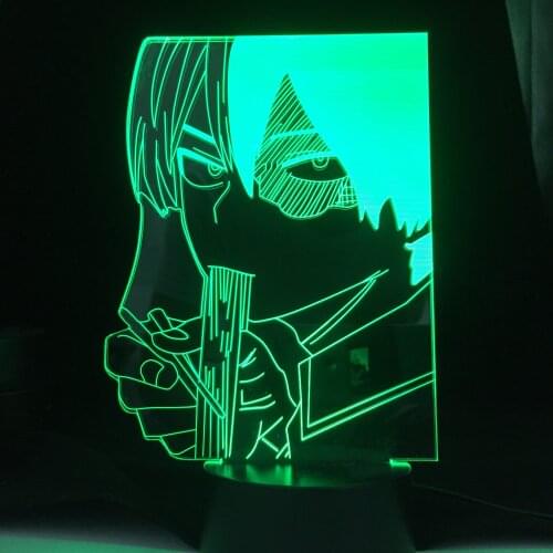 Todoroki Shoto Eating Anime Lamp My Hero Academia Light Fathers Day Best Choice for Bedroom Decor Gift For Men Dropshipping