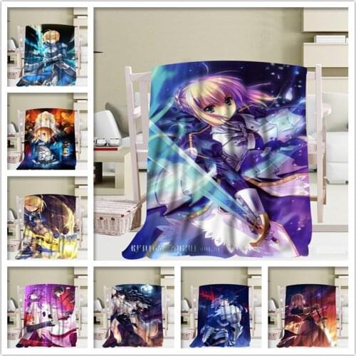 Custom Fate Zero Blanket Office Sofa Blanket Portable Soft Blanket Bed Plane Travel Adult Home Blanket