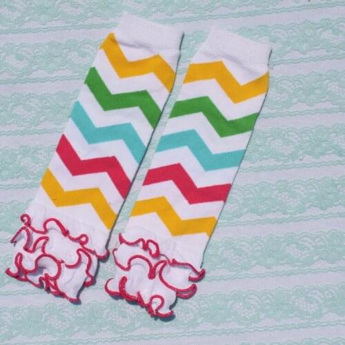 Baby girl leg warmers cotton Lace colorful waves leg warmer adult arm warmers 12pairs/lot