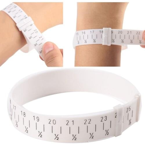 Professional Plastic Bracelet Bangle Gauge Sizer Jewelry Measure Wrist Size Tool for 15-25cm Jewellery Making Tools for Jewelers