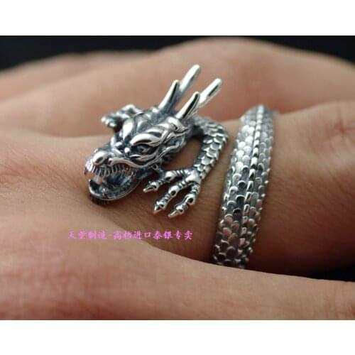 925 pure silver adjustable , thai silver ring