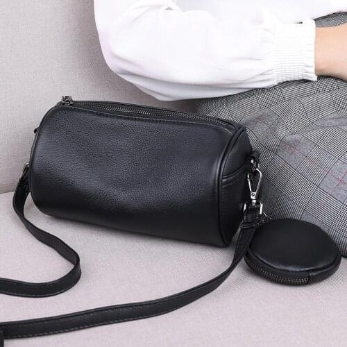 Luxury Handbags Genuine Leather Crossbody Bags for Women Bag Ladies Shoulder Bag Fashion Female Messenger Bags With Small Wallet