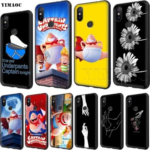 Captain Underpants Case for Xiaomi Redmi Note 4 4x 4A 5 5A 6 7A 8 8T Pro Prime Plus K20 K30 Poco X2