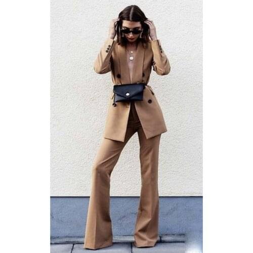 Женские стильные брючные костюмы Skyesky China At AliExpress