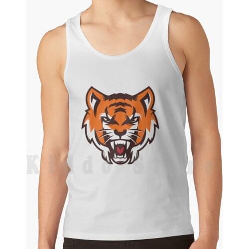 Tiger Tank Tops Vest 100% Cotton Stay Strong Be Strong Tiger King Flying Tigers Come Back Stronger You Are