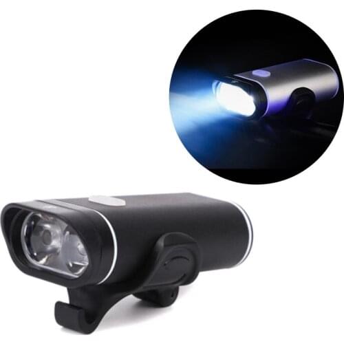 Bicycle headlights mountain bike headlights USB charging glare flashlight night riding equipment up to 500 lumens