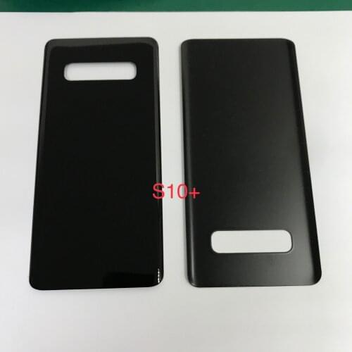 Samsung Galaxy S10 G973 S10 Plus G975 S10E Glass Battery Back Cover Door Housing Replacement Repair Parts + Adhesiver Stickers