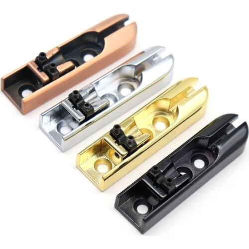 1set 4 String Guitar Single Individual Bridge Saddles Tailpiece 3 Hole with Screw for Bass Guitar Accessories