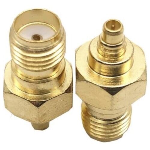 1pcs SMA Female To MMCX Male plug RF Coaxial Connector Adapters