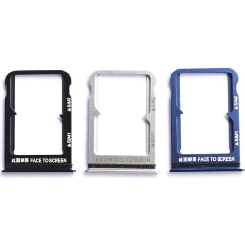 1pcs New original Nano SIM/Micro SIM Card Tray Holder Micro SD TF Card Slot Holder Adapter replacement for Xiaomi 8 Mi8 mi 8