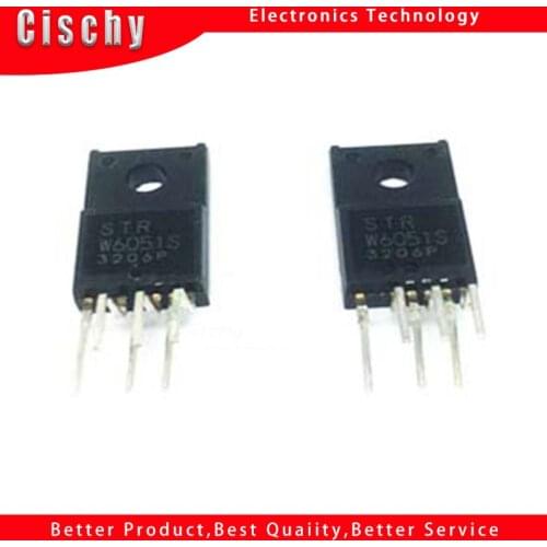 10pcs/lot STR-W6051S STRW6051S W6051S TO-220F In Stock
