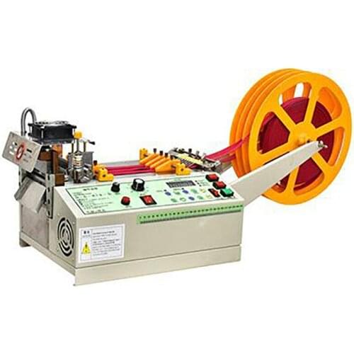 140H automatic hot and cold Cloth belt cutting machine Masks Non-woven cloth ear tape webbing safety goggles elastic belt cut