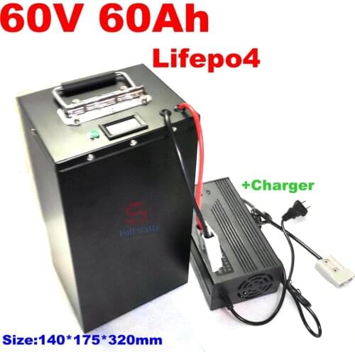 60ah 60V Lifepo4 battery 60ah lifepo4 3600w 3000w battery for Electric tricycle Bus Agricultural vehicle Ship Car Truck inverter