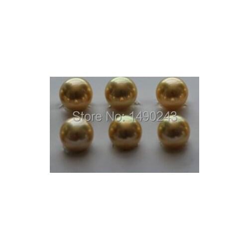 8-9 mm AAA Round Saltwater Natural Gold Akoya Pearl