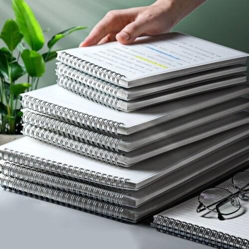 Flip-up Coil Notebook Diary Words Book Writing Pads Cute Memo Pad Simple Fresh Carry Notepad Office School