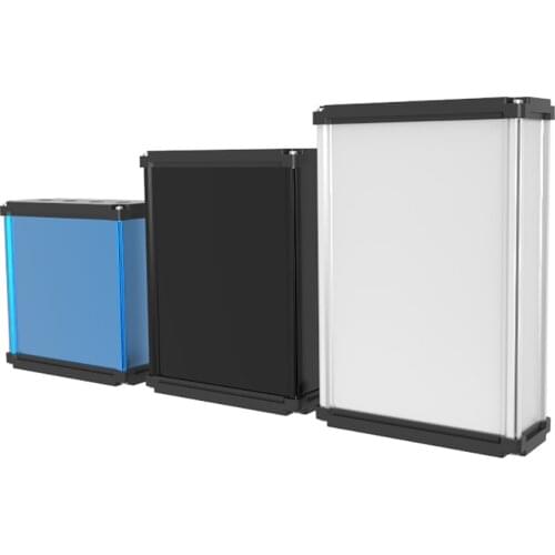 Black Waterproof Electrical Junction Box Wire Cable Connections Waterproof Aluminum Junction Box M11 180*70mm