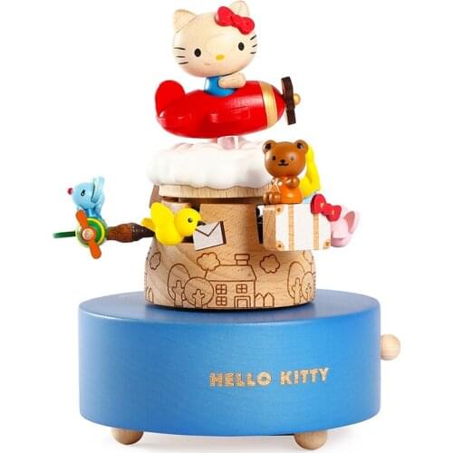 Wooden music box Eight Sound box Girl child girl birthday valentine gift flying