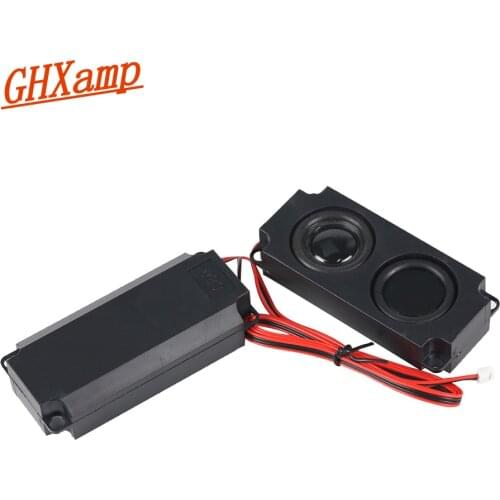 GHXAMP 8OHM LCD TV Speaker Massage Passive Advertising Vibration Diaphragm MINI Speaker Repairs Amplifier Accessories DIY 5W 2PC