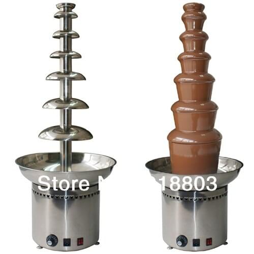 110v 220v Electric 7 Tiers Party Hotel Commercial Chocolate Fondue Fountain