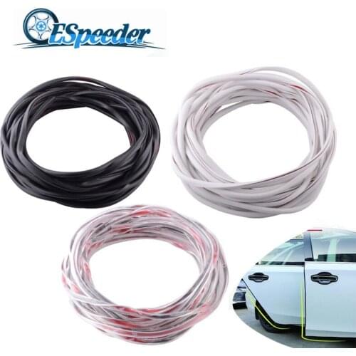 ESPEEDER Universal Car Door Edge Guard Scratch Strip Protector Rubber Sealing Trim Molding Car Styling For Audi BMW VW Ford SUV
