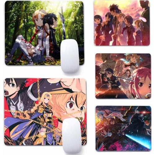 Sword Art Online SAO Mouse Pad Deskpad Gaming Writing Desk Mat Keyboard Mats For Office Home Computer Mousepad