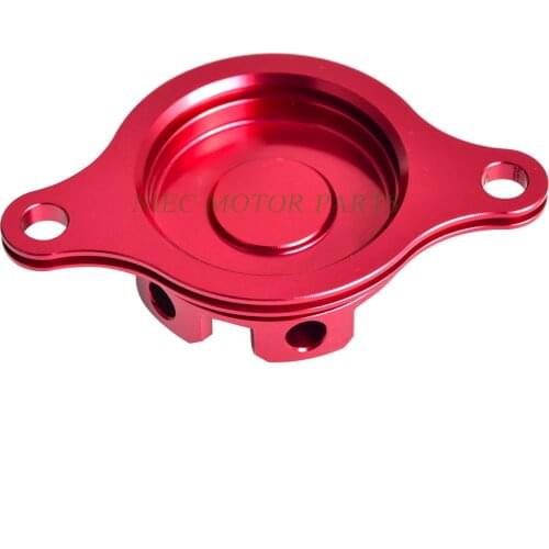 Motorcycle CNC Billet Engine Oil Filter Cover Cap For Honda CRF450R 2009 2010 2011 2012 2013 2014 2015 2016
