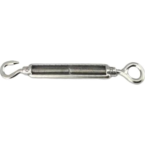 Wire Rope Cable Hook & Eye Turnbuckle, Stainless Steel Boating Hardware