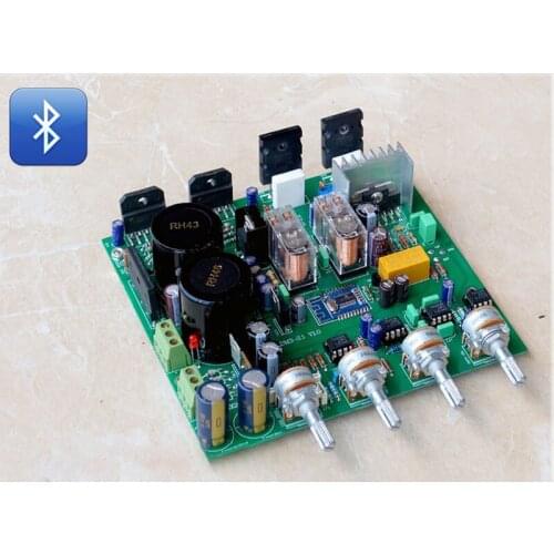 KYYSLB LM3886 150W*1 68W*2 Discrete Subwoofer 2.1 Power Amplifier Board Kit Bluetooth with Preamp Amplifier Board