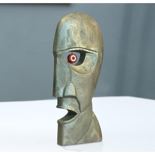 Fridge Magnet The Division Bell Metal Heads Resin Statue Crafts Handmade Home Ornaments For Office Store Decors Decorations