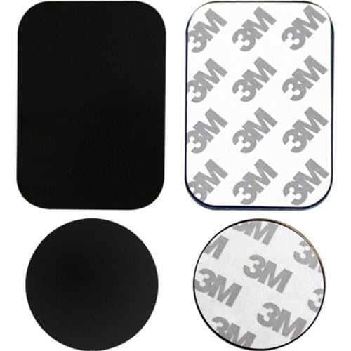 Metal Plate Circular Square Iron Plate With Adhensive Specially Used for Magnetic Car Phone Holder Accessory